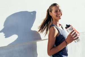 Young woman enjoying the outdoors after LASIK