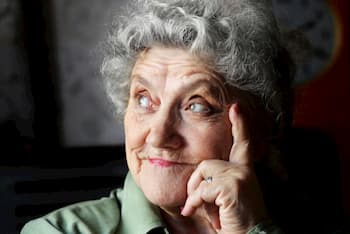 Older Woman Thinking