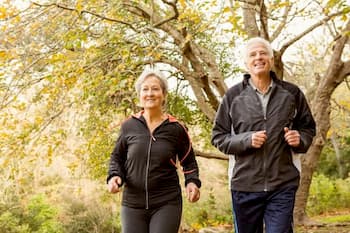 Senior Couple Jogging
