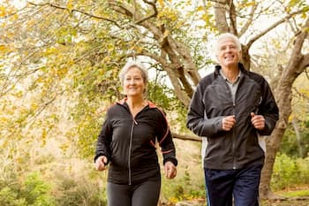 Senior Couple Jogging