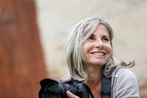 Woman smiling after Cataract Surgery