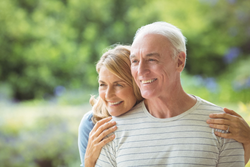 Older couple relaxing after Cataract Surgery